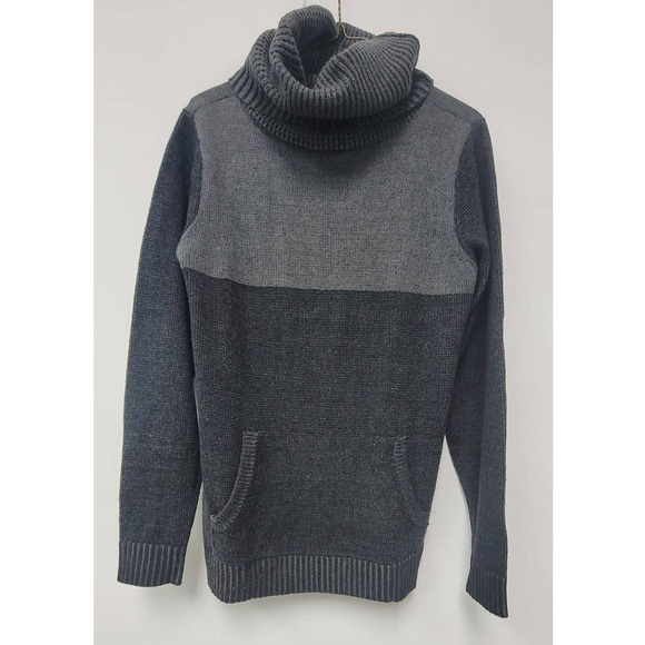 Men's Trash Noveau Sweater  Gray & Black Size Small. High collar. - Picture 1 of 3